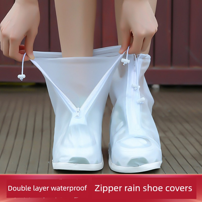 Waterproof Shoe Covers, Non-Slip, Men's and Women's Models, Rain-Proof Shoe Covers, Thickened and Wear-Resistant, Rain Day Foot Covers, Children's Rain Boots, Rain Shoe Covers