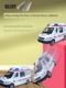 Alloy ambulance children's toys 120 ambulance large size simulated fire police car car model girl boy