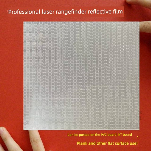 Laser rangefinder infrared electronic ruler vibrator outdoor special reflective film reflector plate balancer reflective paper