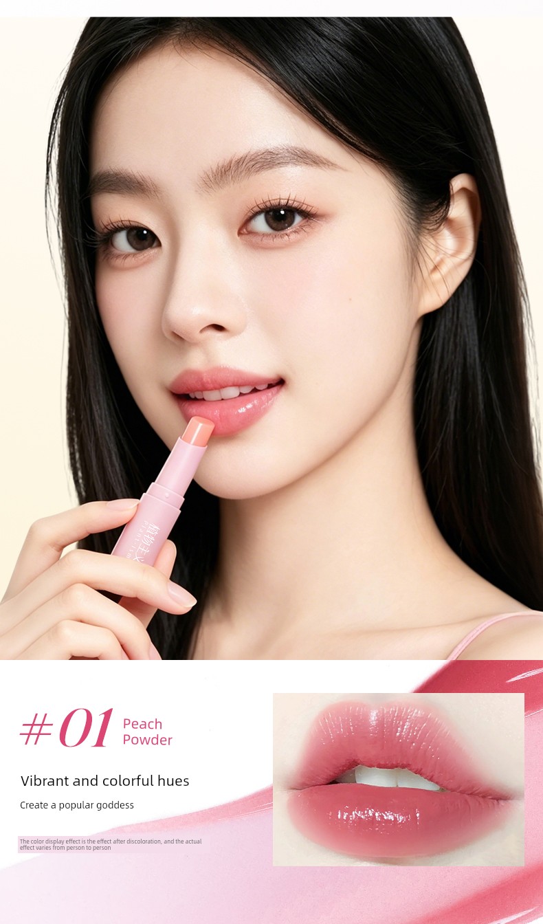 Botanical Color-Changing Lip Balm, Light-Colored Lipstick, Can Be Used to Moisturize and Soften Lip Lines, Prevent Dryness, and Protect Lips during — 7