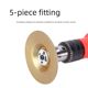 Hand drill transformation angle grinder Electric drill conversion connecting rod change cutting polishing accessories universal saw blade set