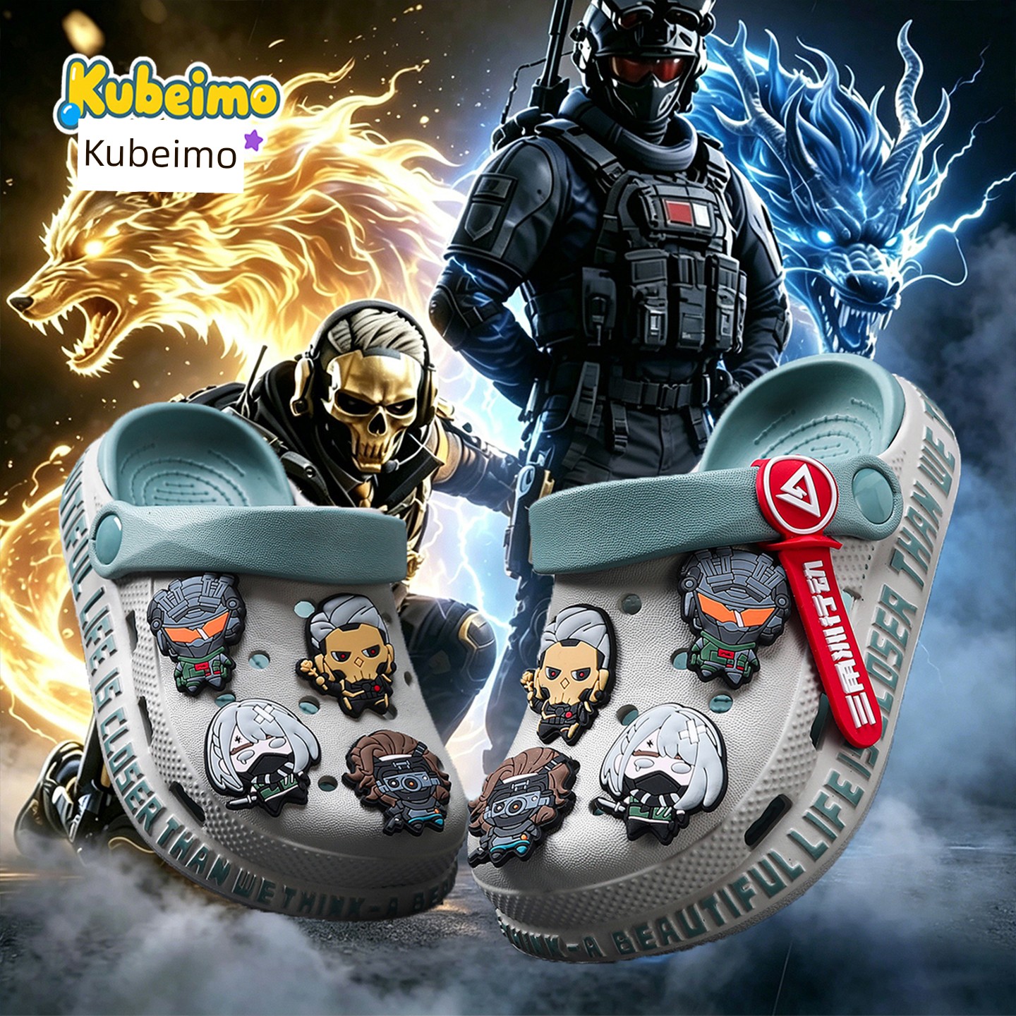 Delta Action Children's Croc Shoes Boys' Non-Slip Summer New Style Kids' Soft Sole Beach Sandals