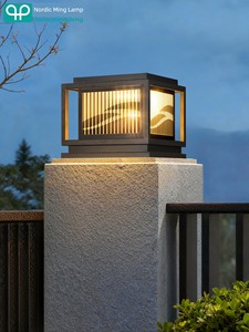 Solar Column Head Lights, Outdoor Garden Lights, Garden Villa Door Pillar Lights, Door Pillar Lights, Outdoor Waterproof