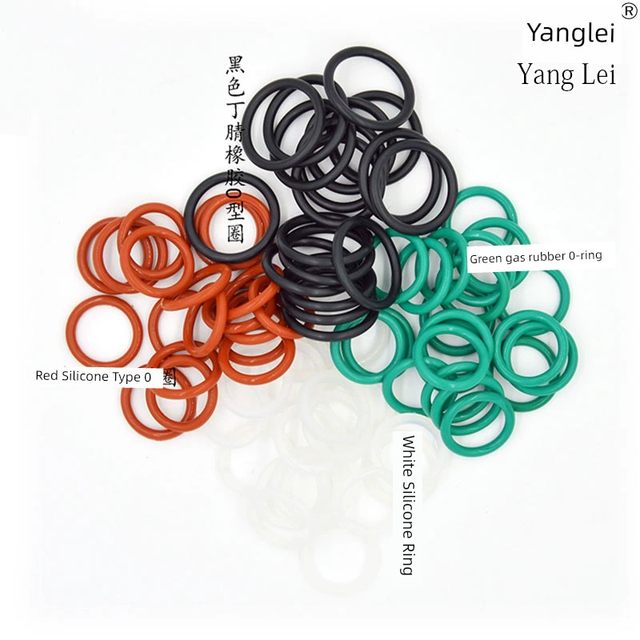 Yanglei silicone o-ring 6-300*wire diameter 2.4/3.1mm high temperature resistant silicone rubber ring food grade sealing ring