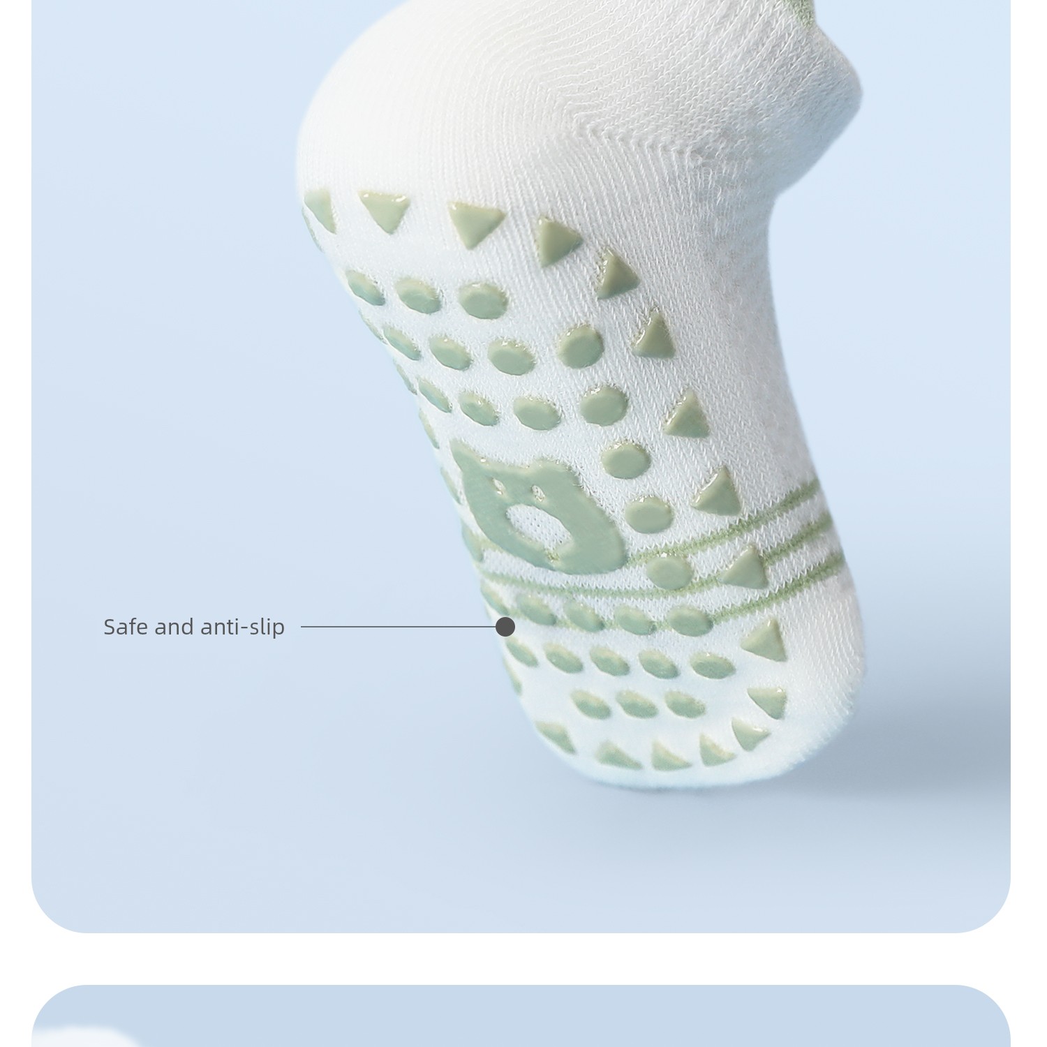 Baby Floor Socks, Summer Thin Non-Slip Cooling Socks for Infants, Indoor Walking Socks for Young Children, One-Year-Old Mesh Socks — 9