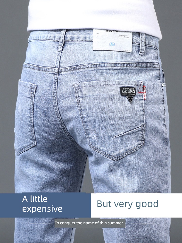 Chaopai Spring and Autumn leisure time Straight cylinder man Jeans