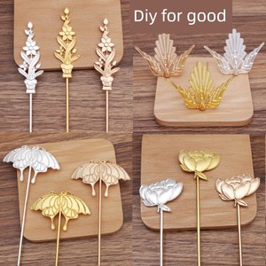 Cloisonné Filigree Enamel DIY Material Kit, Ancient Style Han Clothing Accessories, New Hairpin, Intangible Cultural He