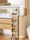 Bathroom storage rack toilet clip floor storage cabinet gap toilet side storage bathroom cart storage rack