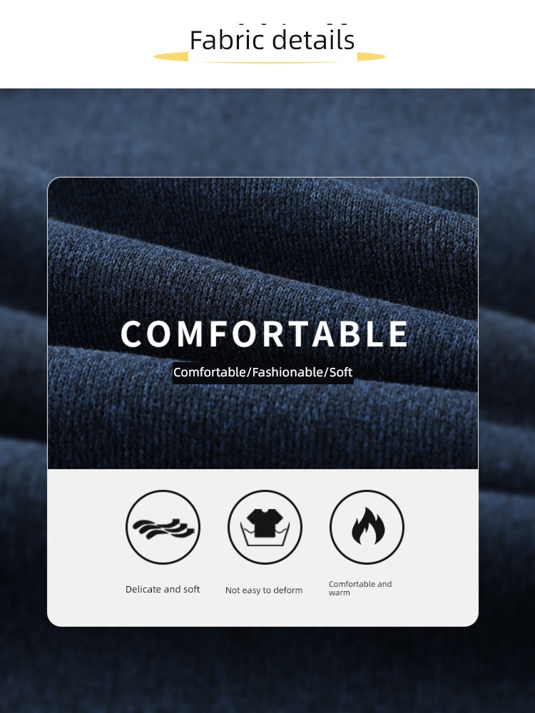 thickening keep warm Round neck Condom trend Versatile sweater