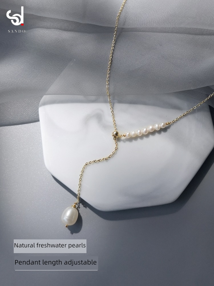 female Light luxury sweater chain Accessories have more cash than can be accounted for natural Pearl