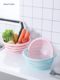 Sink wash vegetables and blue chips, vegetables and fruits, dishes and chopsticks, wash lai basin drain basket, plastic large creative kitchen