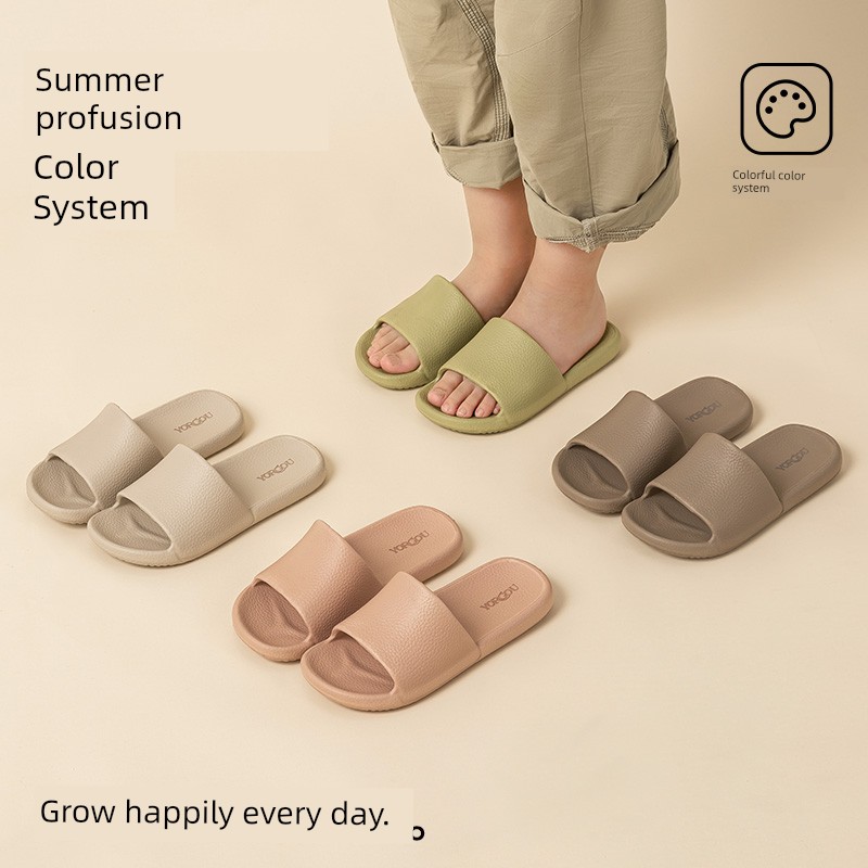 Yuangang Kids Slippers Summer Boys and Girls Indoor Non Slip Bathroom Bath Matching Baby Sandals Children's — 5