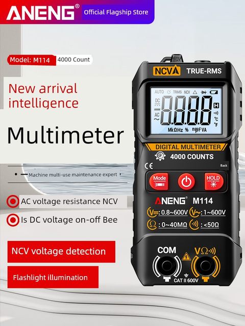 Intelligent multimeter digital high-precision multifunction fully automatic digital display universal meter electrician home maintenance