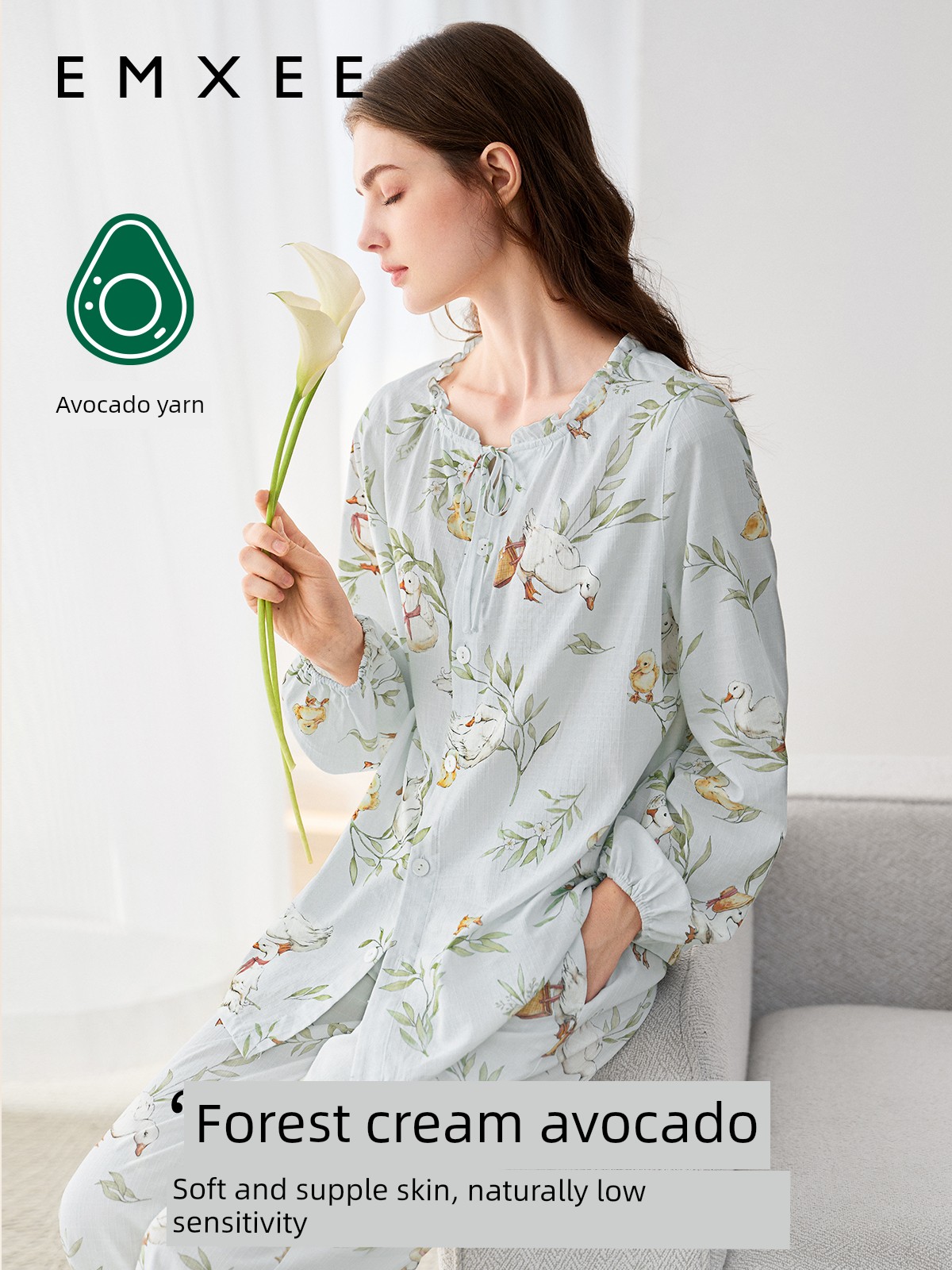 Qixi Spring Autumn Maternity Pajama Suit Confinement Clothing — 2