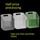 Kitchen onion, ginger and garlic storage basket storage rack bathroom hanging basket hanging basket bathroom wall plastic storage basket storage box