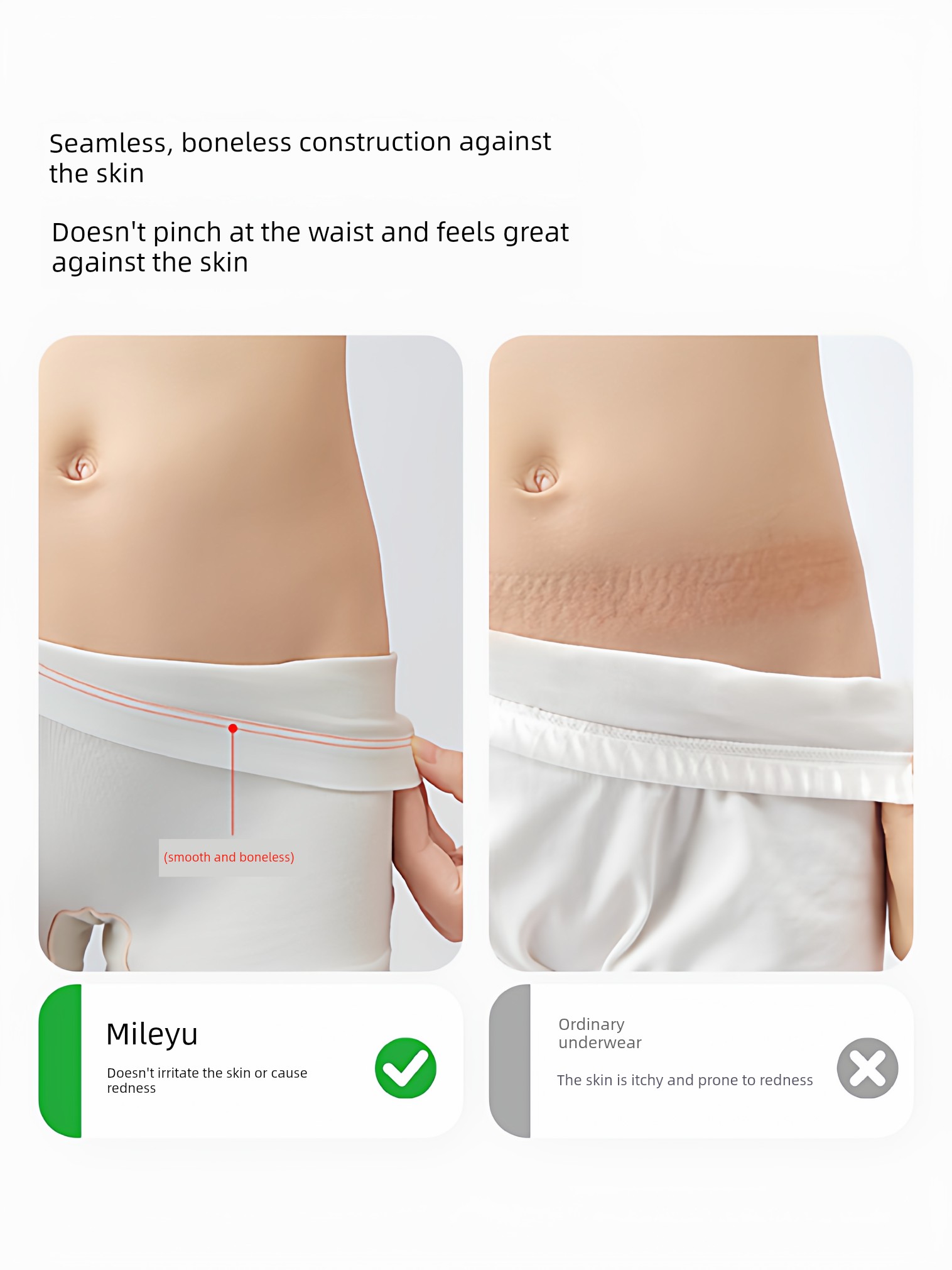 Mileyu Children's Breathable Moisture-Wicking 10A Antibacterial Underwear for Older Girls, Flat Boxer Shorts Without Pp Insert — 3