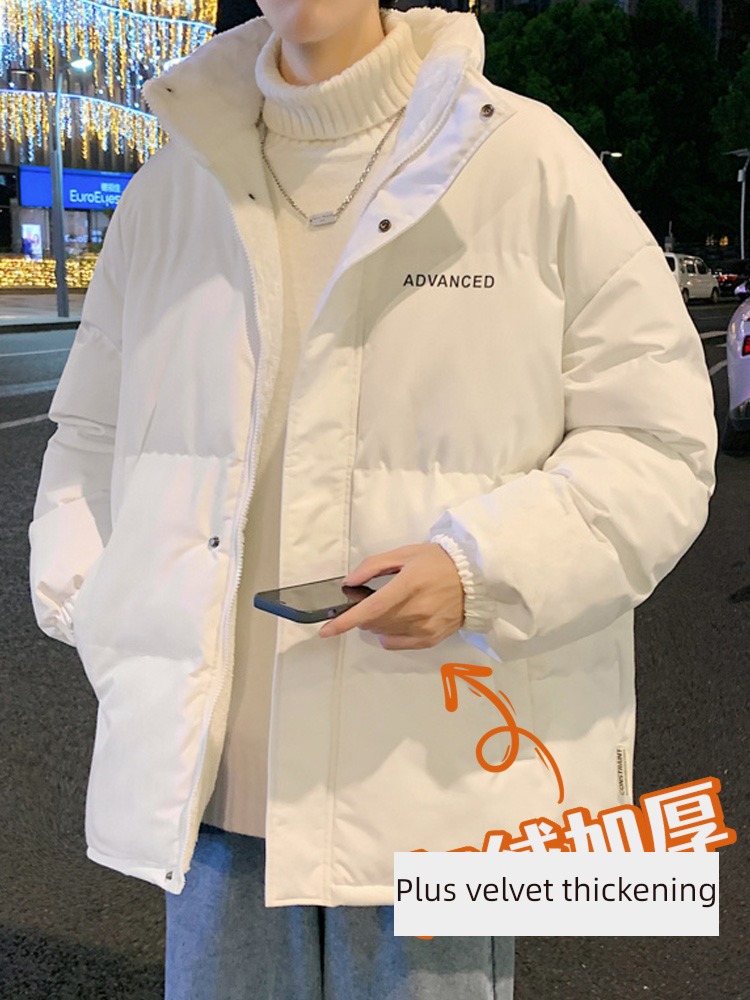 Bread clothes winter thickening stand collar down Cold proof Cotton