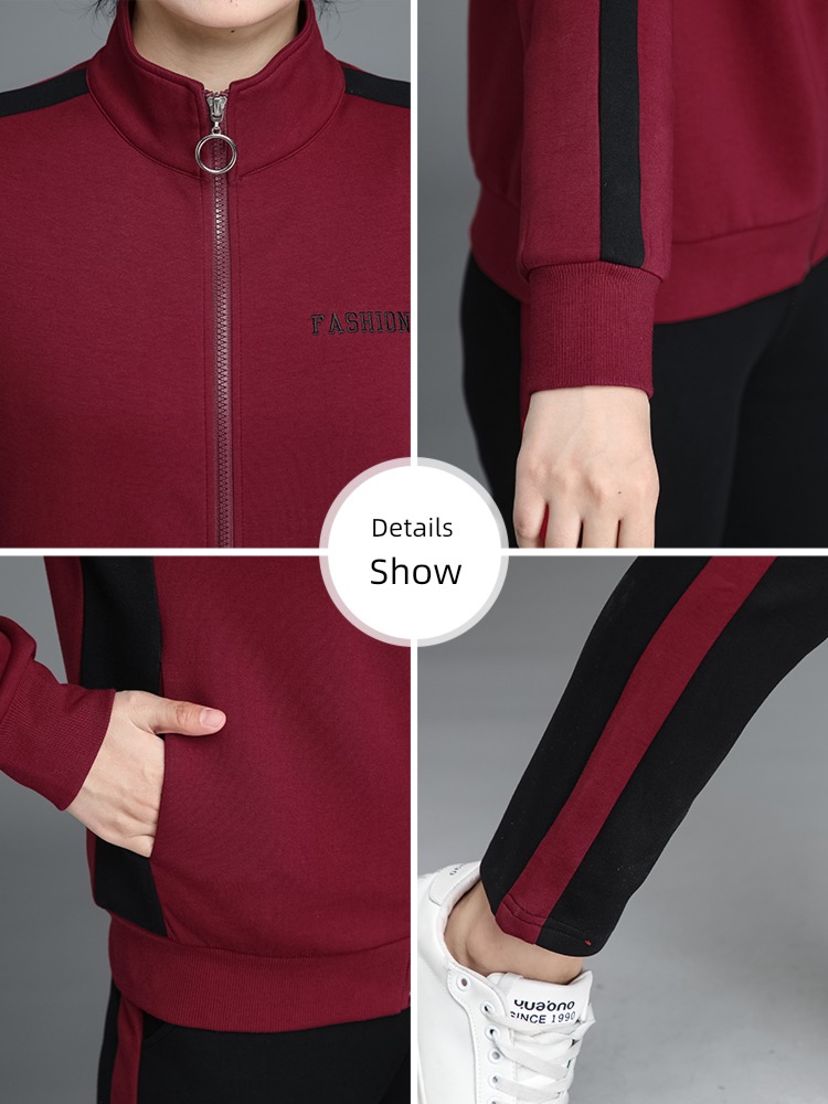 middle age mom The new Athletic Wear Autumn clothes leisure time loose coat