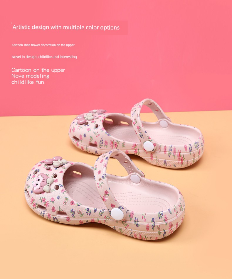 Ballet Girls' Clogs, Children's Slippers, New Summer Style Girls' Sandals, Mary Jane Non-Slip Indoor Princess Dance Shoes — 4