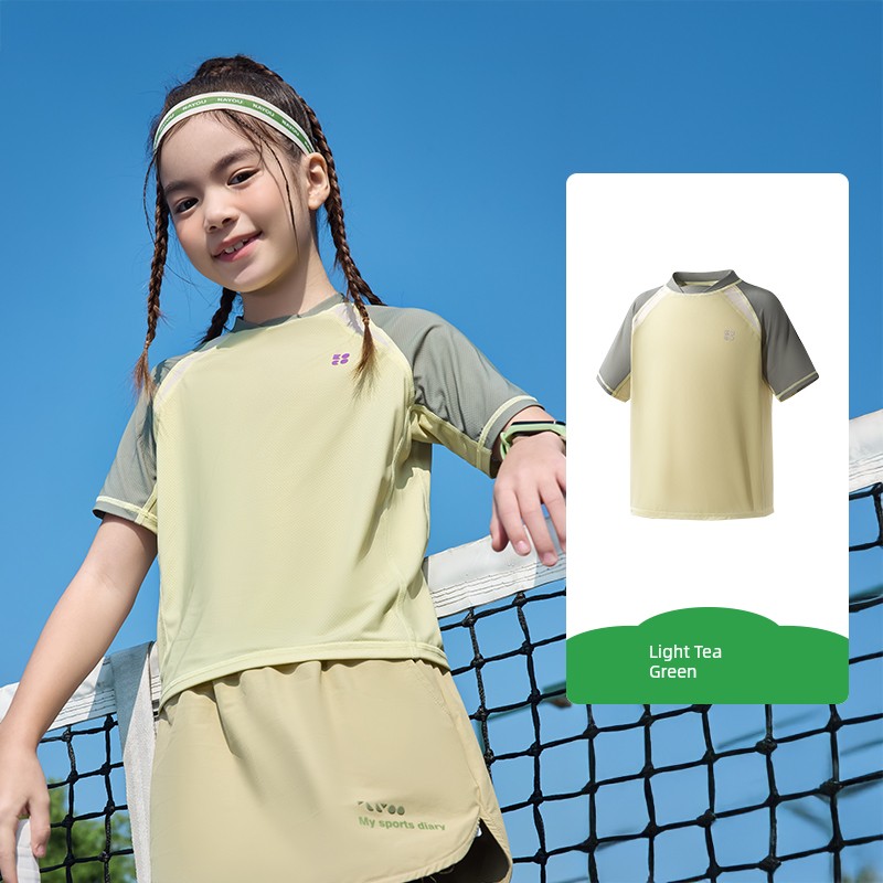 Kk Tree Kidsren's Short-Sleeved Quick-Drying Clothing Boys and Girls T-Shirt Tops Bottoming Shirts Baby Inner Wear 2026 Summer New Style — 3