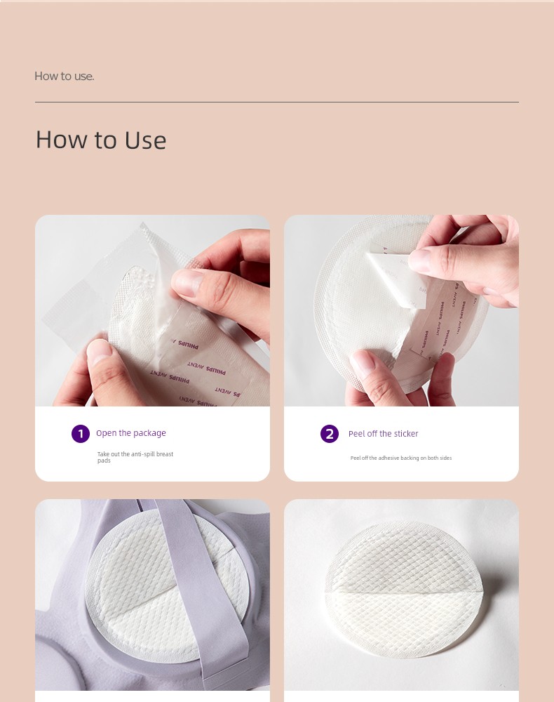 Philips Avent Anti-Leakage Breast Pads, Disposable Cotton Anti-Leakage Breast Pads for Breastfeeding and Postpartum, Ultra-Thin and Breathable Breast Pads — 20