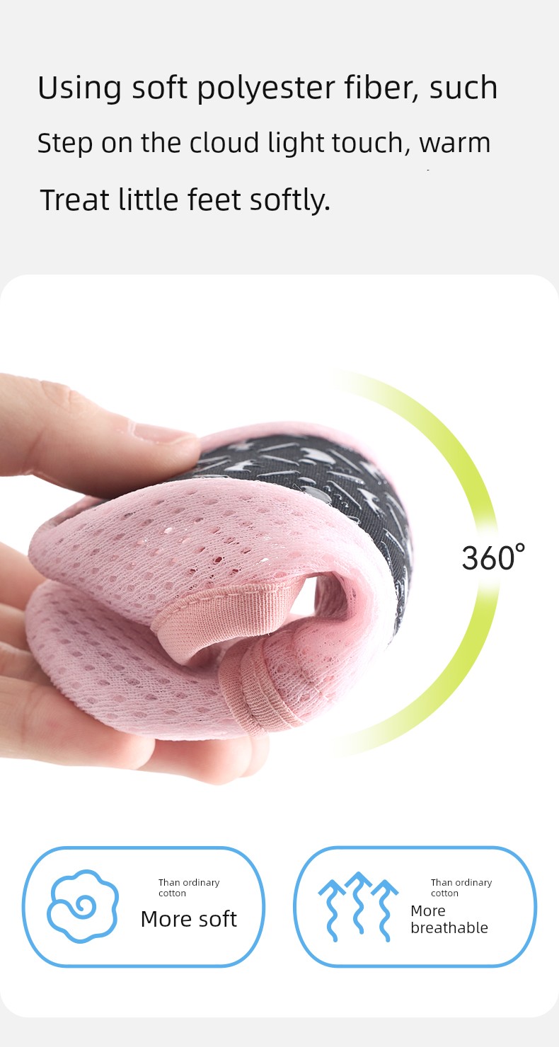 Spring and Autumn Non-Slip Cold-Proof Baby Soft Bottom Indoor Room Socks — 7