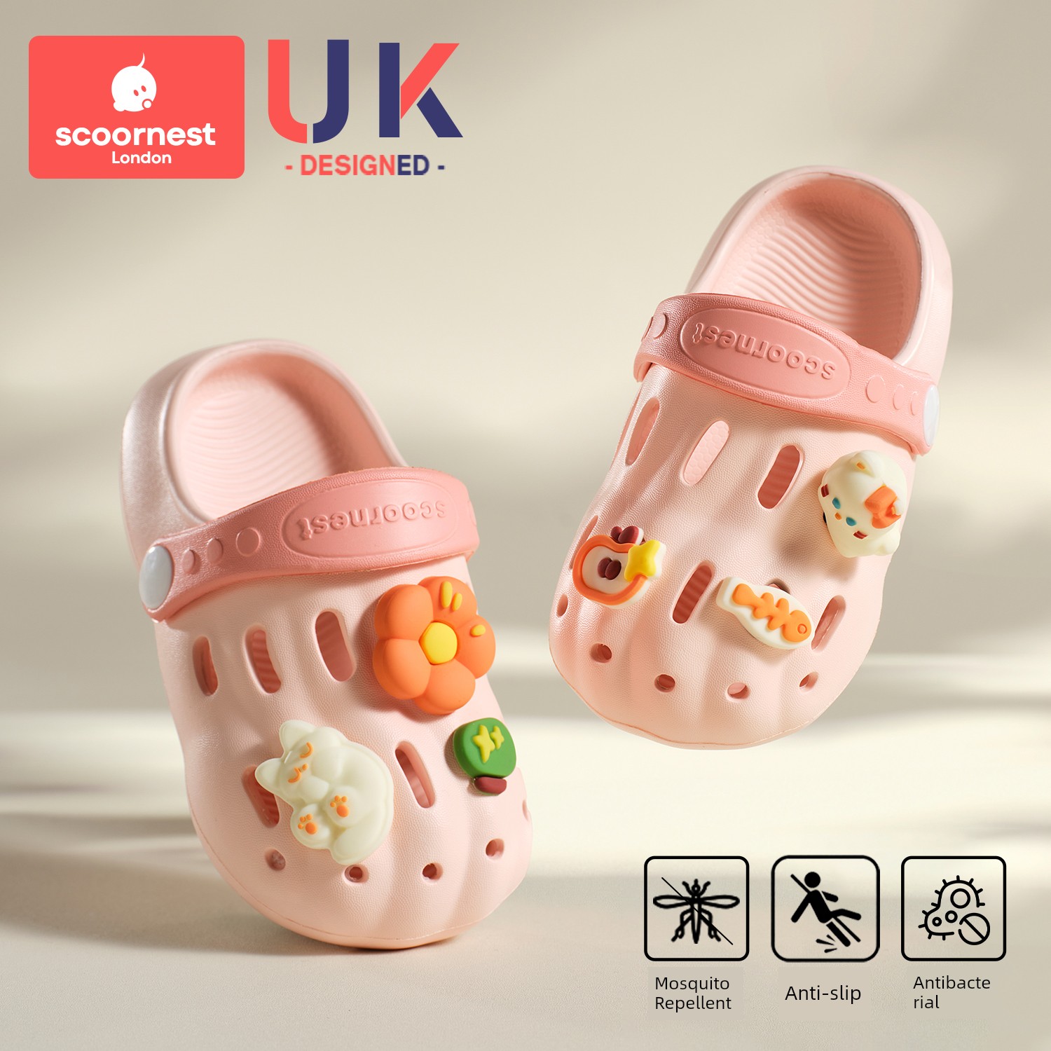 Kechao Kidsren's Clogs Summer Boys' Sandals Indoor Home Bathing Baby Beach Slippers Non-Slip Girls' Slippers — 7