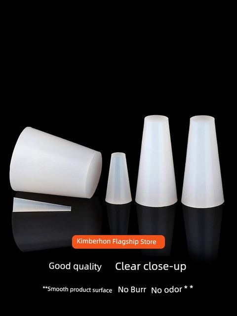 High temperature resistant conical silicone plug rubber hole plug plastic seal plug soft rubber nut thread plug