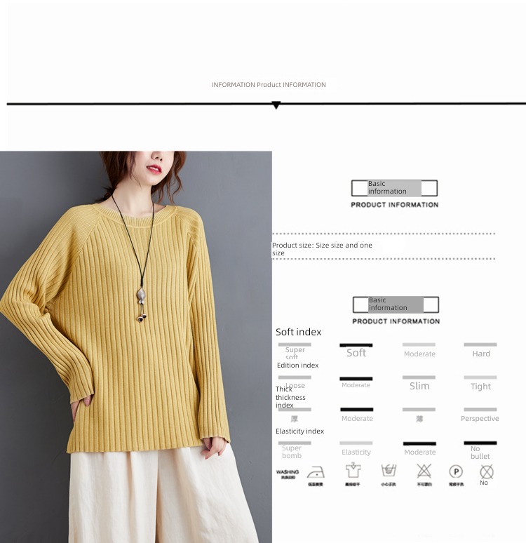 Korean version Solid color Fork easy thickening Condom sweater