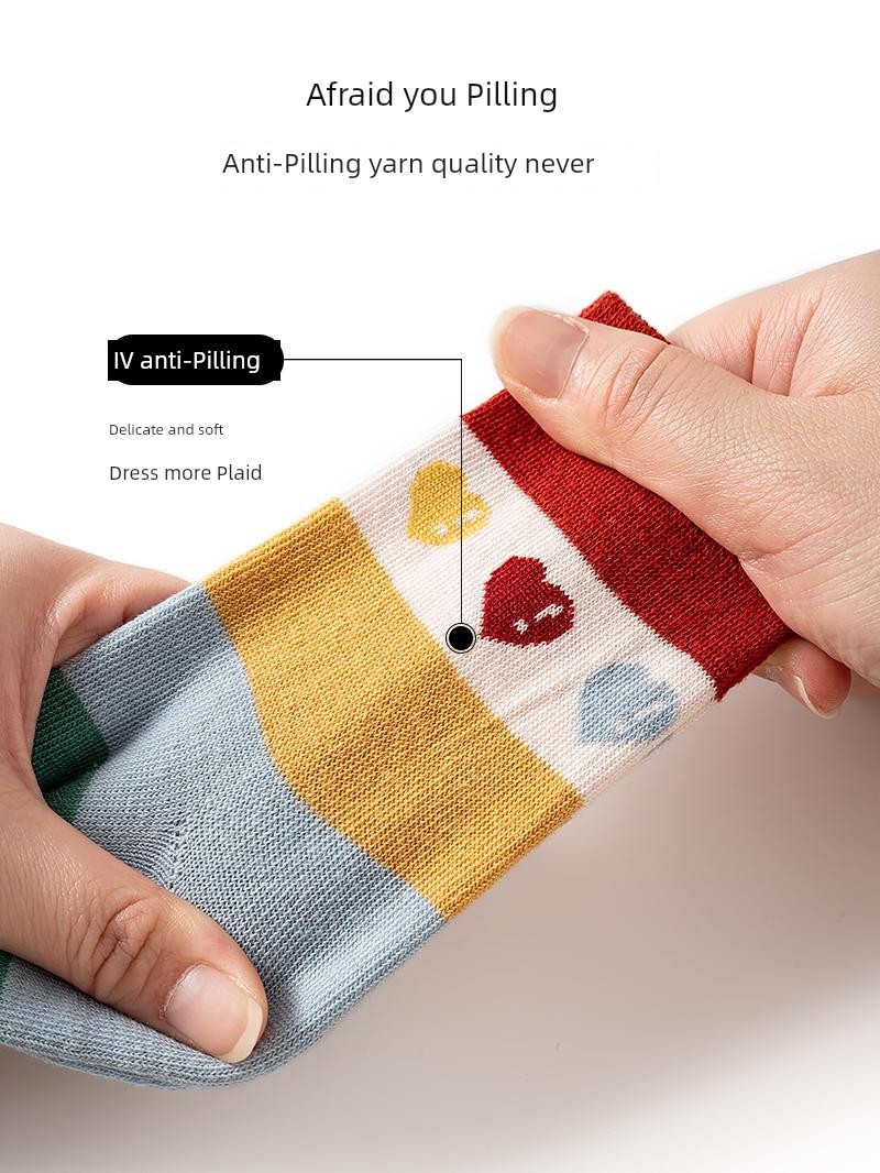 Rainbow Baby Socks Spring & Fall Cartoon Korean Cotton Socks Baby Winter Knee Socks Children's Socks Boys Girl Children's Socks Children's Socks — 5