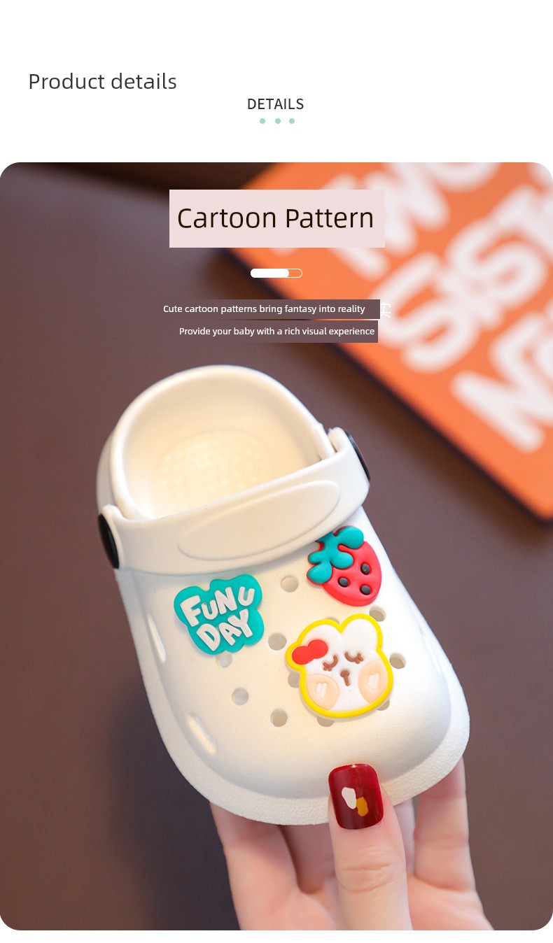 Japanese Imported Children's Slippers, Closed-Toe Boys' Cartoon Non-Slip Soft-Soled Indoor Home Slippers 2026 Baby Clogs — 3