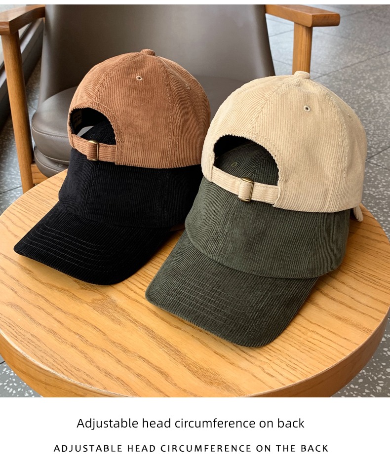 Hu stubble uncle self-control winter face without makeup Soft roof Baseball cap