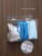 Disposable glove storage box portable wall-mounted without punching transparent acrylic shoe cover porch mask hat decoration