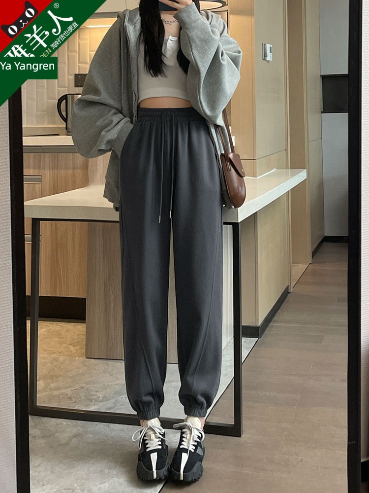 Spring and Autumn Hot money Show thin ins little chap Sports pants