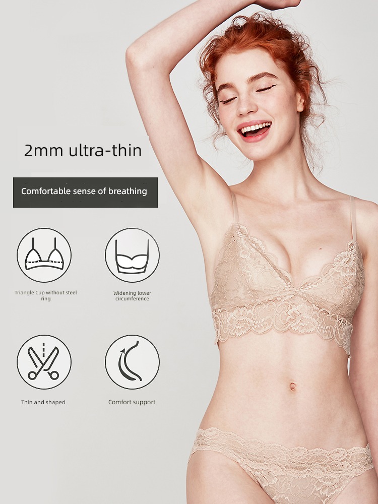 miss curiosity  Big chest Wireless  Beautiful back sexy Lace