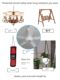 Hook ceiling fan hook fan hook thickened expansion load-bearing hook safety fixing hook floor top hook chandelier iron hook