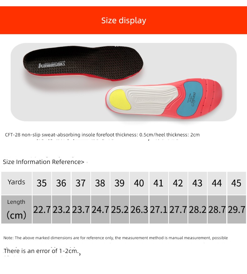 Kawasaki Sweat absorption ventilation shock absorption elastic force Badminton shoes