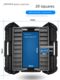 Green forest three-layer folding tool box multi-function portable large-size repair home industrial-grade hardware empty storage box