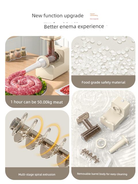 Electric enema enema machine household sausage filling fully automatic canned sausage tool meat sausage casing sausage machine magic tool