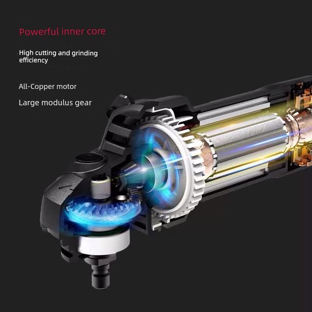 Kasheng KU699B Angle Grinder Parts 710W Grinder Rotor Stator Gear Head-shell Hand Grinder Accessories