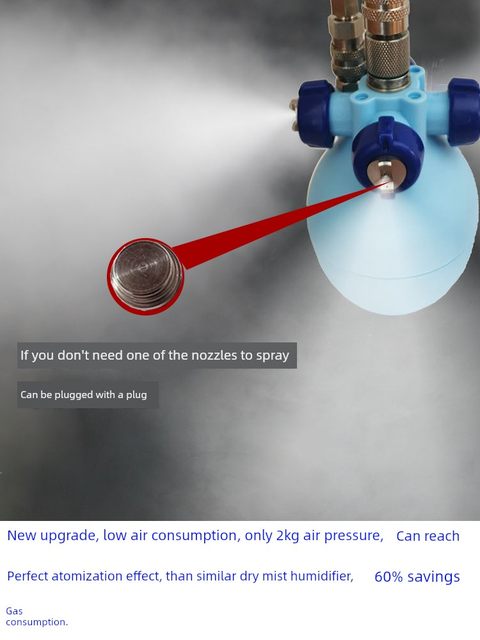 Large fog industrial humidifier spray large printing workshop textile factory dry fog humidifier atomizer intelligent