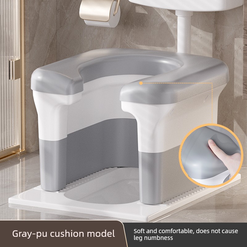 Portable Toilet Chair for Pregnant Women and Elderly People, a Mobile Toilet Seat for Squatting, a Portable Toilet Aid — 1