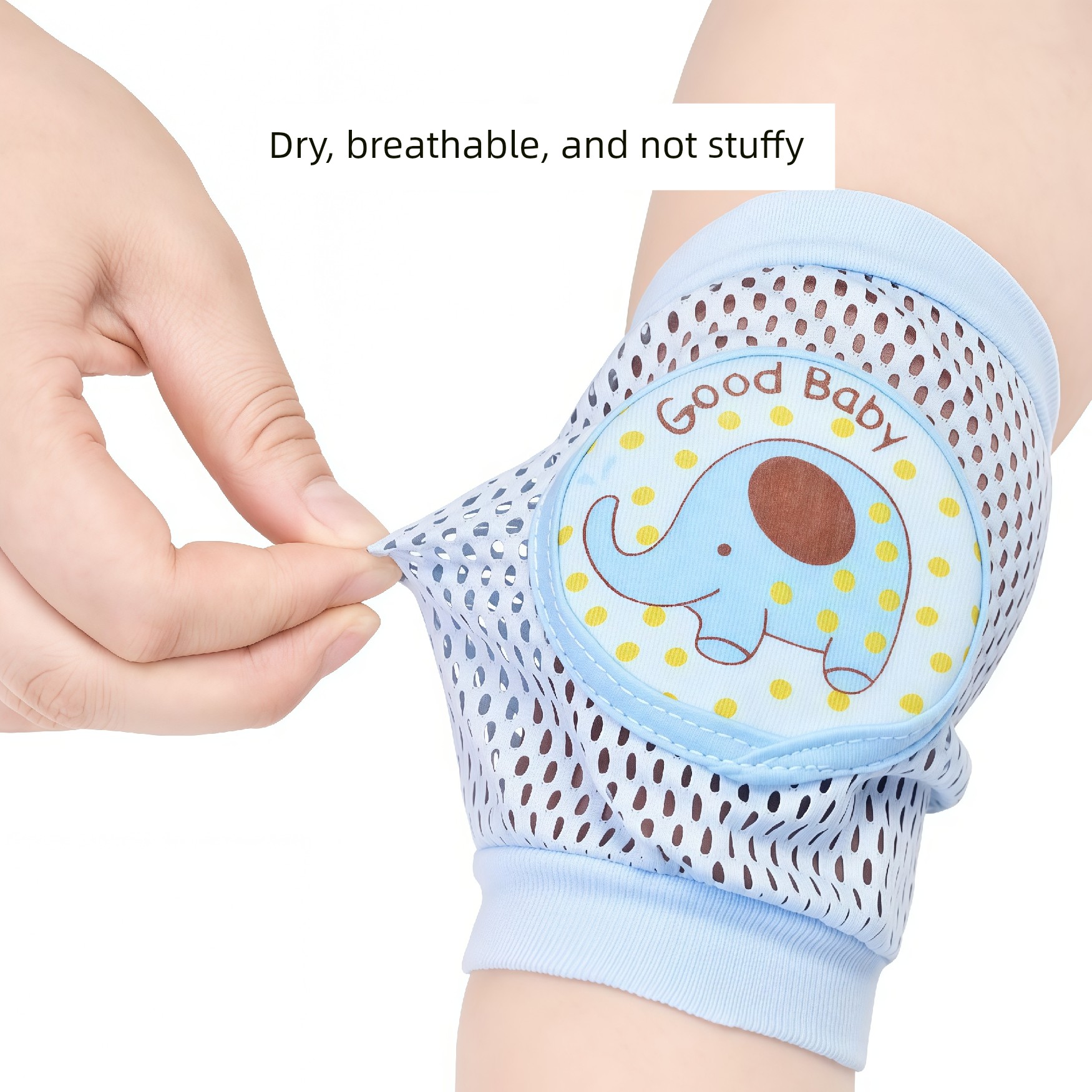 Baby Knee Pads for Crawling, Infant Knee Protectors, Children's Anti-Fall Crawling Gear, Toddler Learning Crawling Elbow Pads, Summer Thin Version — 2