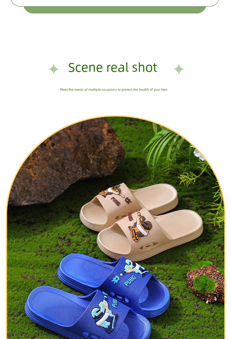 2026 New Arrivals All-In-One Kidsren's Slippers for Boys, Summer Indoor Home Use, Non-Slip Soft-Soled Slippers for Older Boys — 7