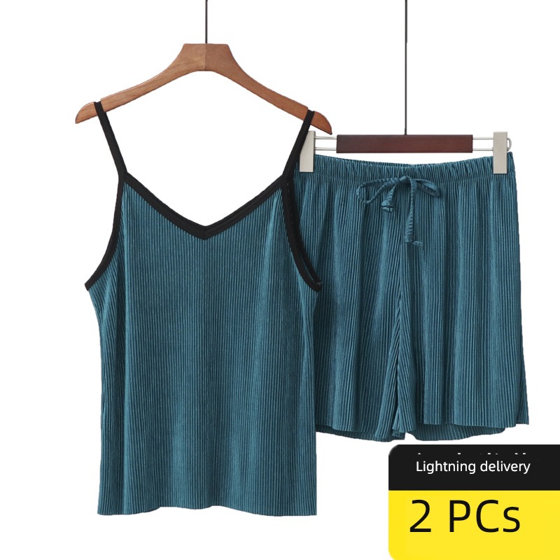 Chiffon shorts leisure time female summer Home Furnishing pajamas camisole