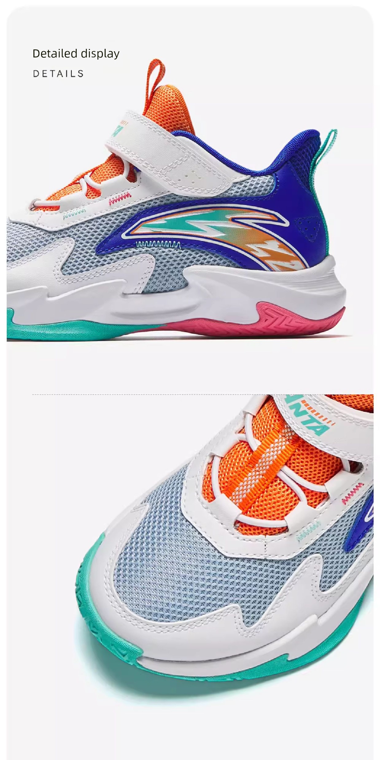 Trial | Anta Kids Boys' New Autumn Model Professional Practical Youth Training Basketball Shoes Sports Shoes — 41