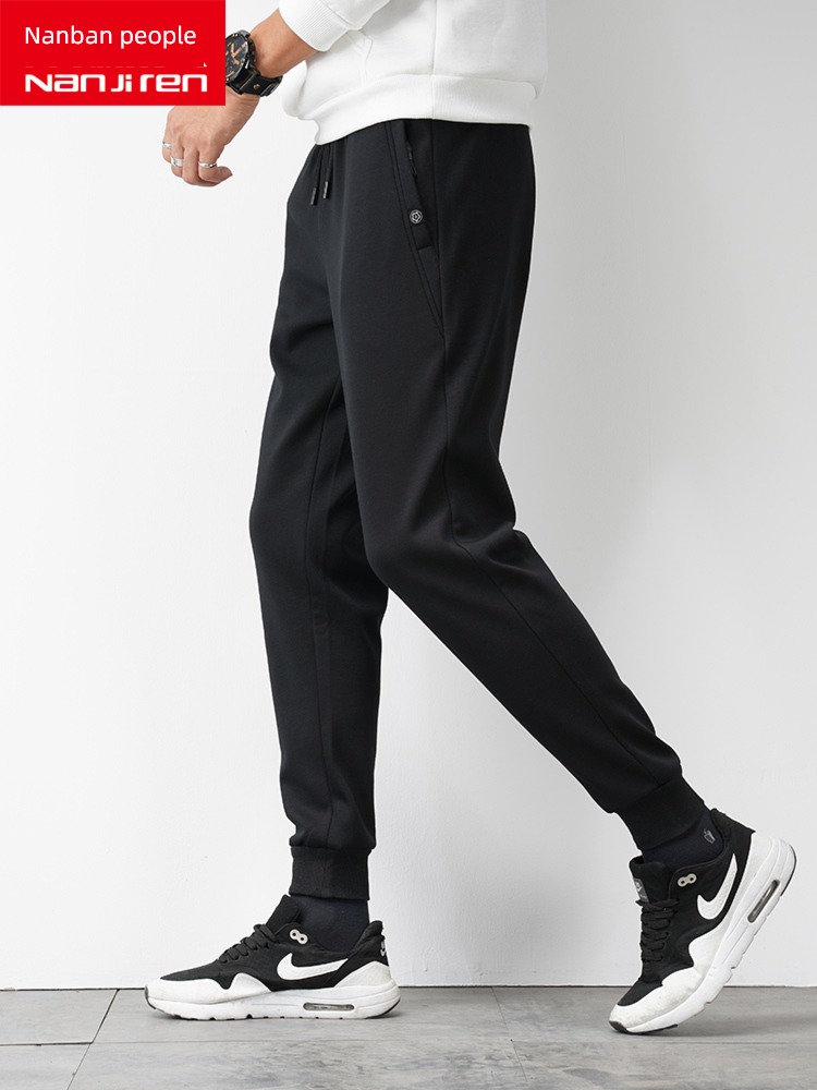 NGGGN easy Korean version knitting Autumn clothes Sports pants