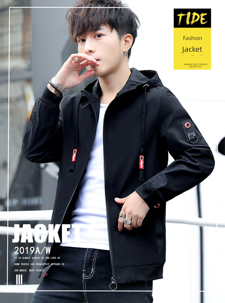 man Autumn and winter Put on your clothes handsome Jacket loose coat