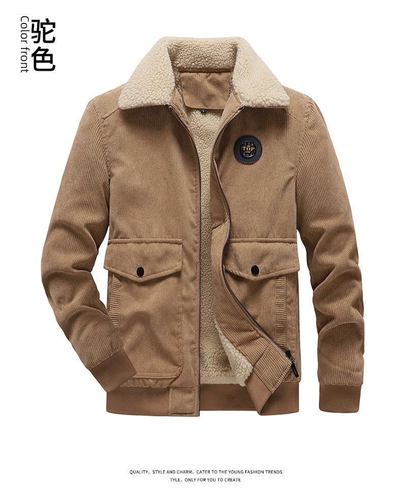 the fat Lamb hair Fattening 200 Jin easy loose coat