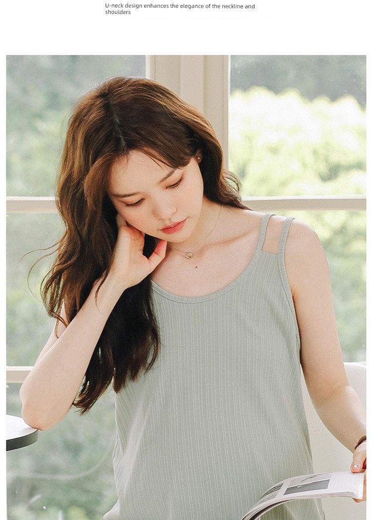 Maternity Wear Summer Dress Tops Women's Spring and Summer Vest Suspender Skirt Spring and Autumn 2026 New Set Autumn Outfit — 5